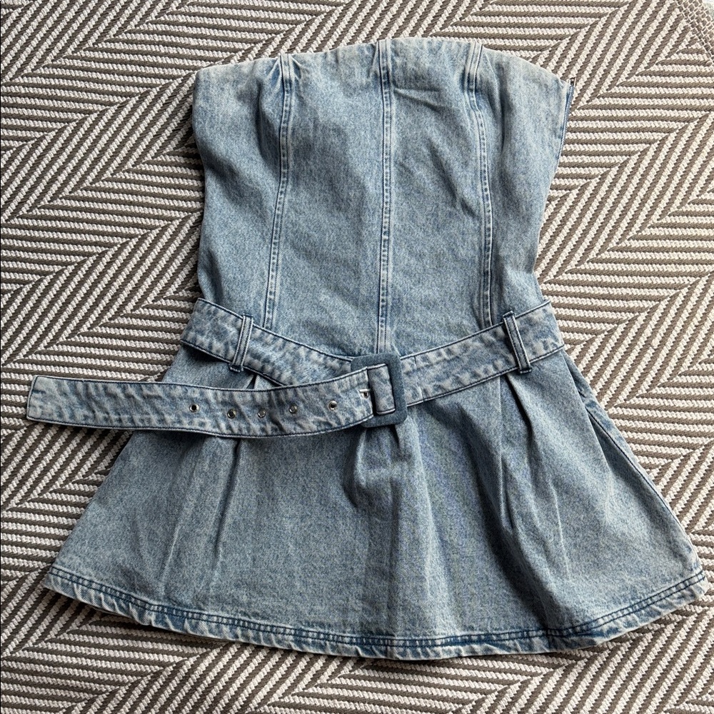 Meshki Lee Denim Mini Dress
